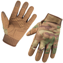 Flexible Breathable Tactical Gloves for Men, Full-Finger Touchscreen Combat Gloves for Motorcycle, Cycling, and Hunting