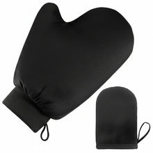 2-Piece Self Tanning Mitt Set, Reusable Velvet Applicator Gloves with Thumb & Mini Face Mitt for Even Tan